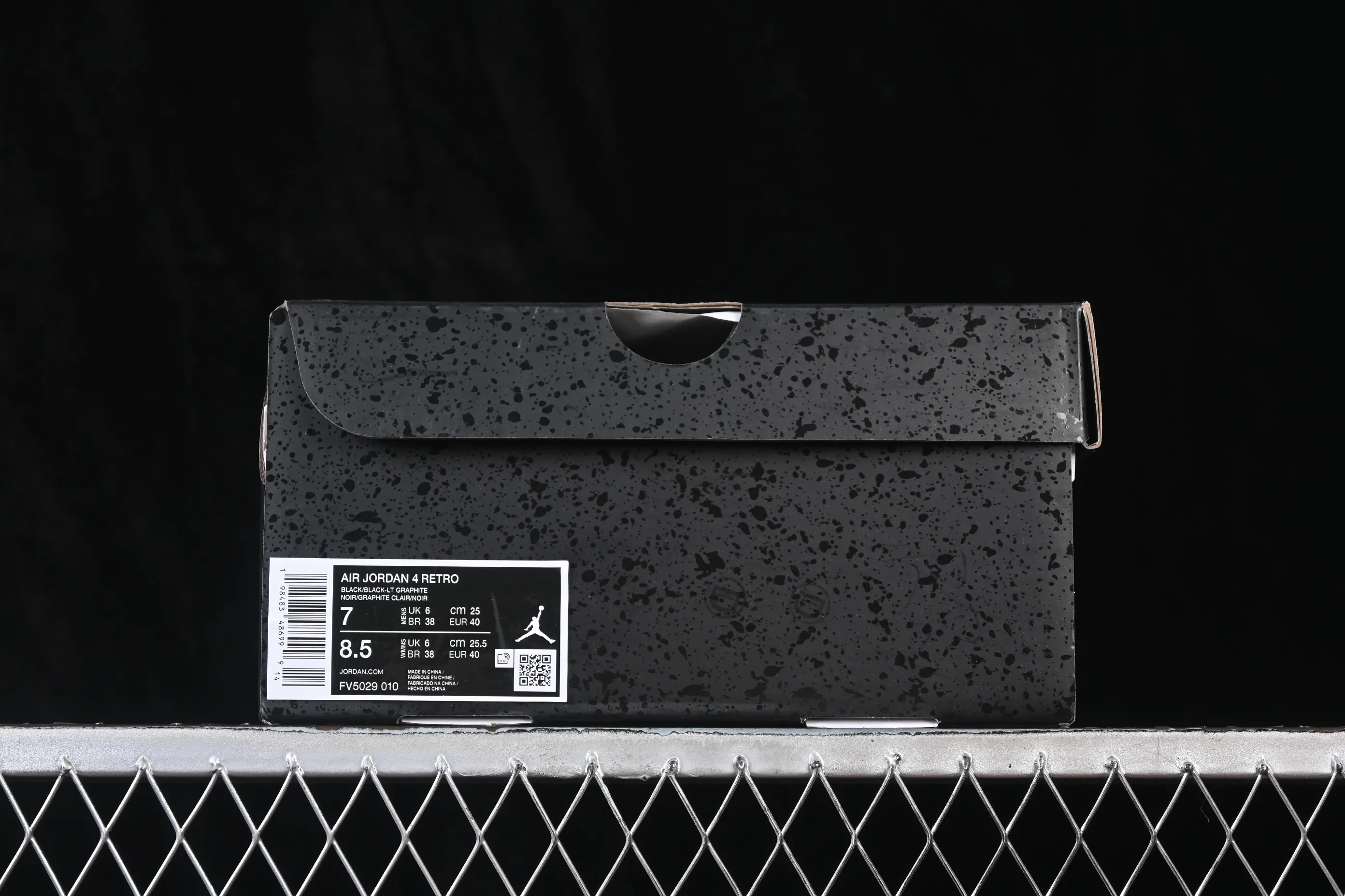 All categories Air Jordan Jordan series basketball shoes Air Jordan 4 LJR version Air Jordan 4 Retro "Black Cat" AJ4 Joe 4 new black cat FV5029-010